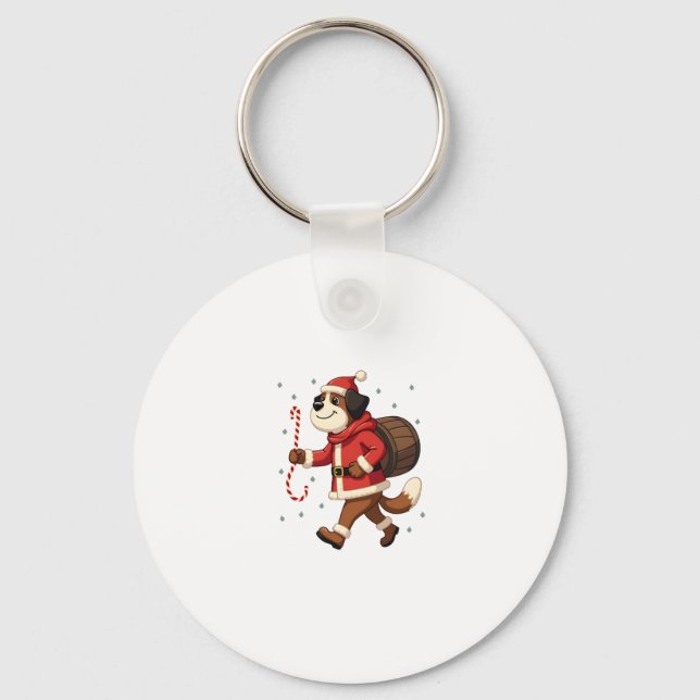Chaveiro Santo Bernard Rescue Natal (Frente)