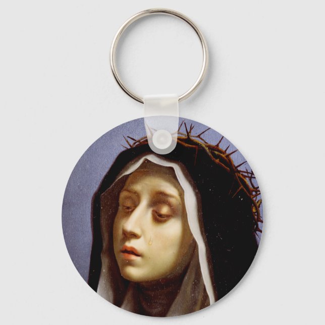 Chaveiro Santo Catherine de Siena (Frente)