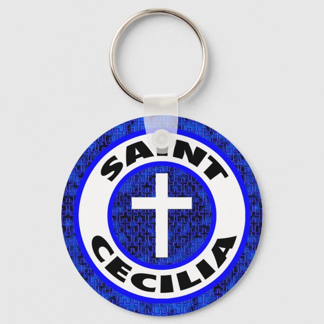 Chaveiro Santo Cecilia (Frente)