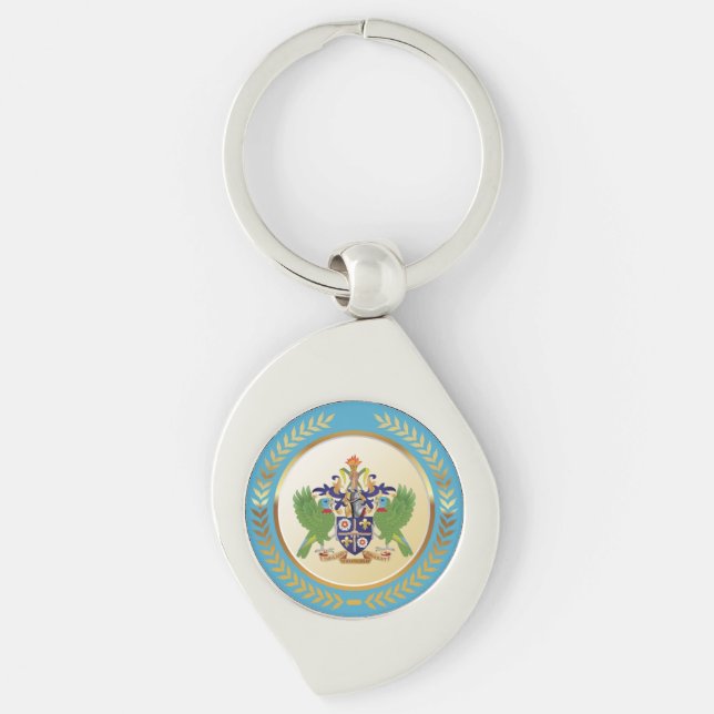Chaveiro Santo De Armas De Lúcia (Frente)