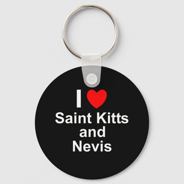 Chaveiro Santo Kitts e Nevis (Frente)