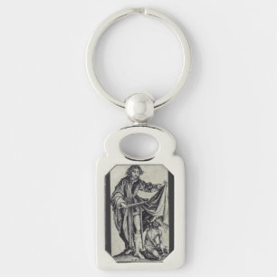 Chaveiro Santo Martinho de Tours Arte de Gravura