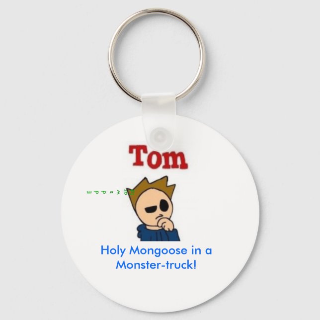 Chaveiro Santo Mongoose num caminhão de Monstro! (Frente)