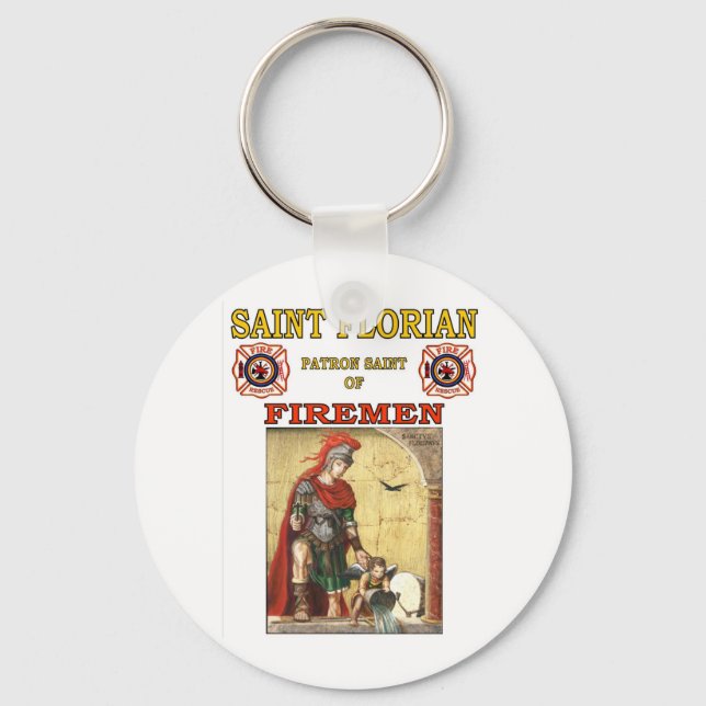 Chaveiro Santo PATRON DE FIREMEN (Frente)