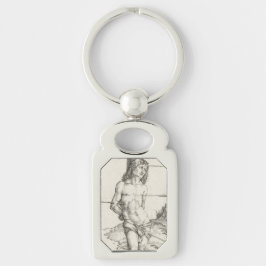 Chaveiro Santo Sebastian amarrado a uma coluna por Albrecht