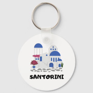 Chaveiro Santorini Grécia Vintage