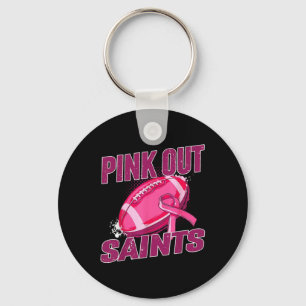 Chaveiro Santos Pink Out Futebol Tackeiam Cancer da Mama