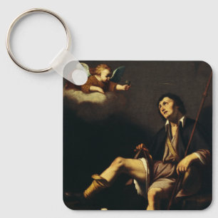Chaveiro São Roque e o Anjo por Guy François