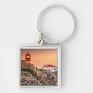 Chaveiro Sao Vicente de Cabo no por do sol   o Algarve,