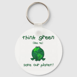 Chaveiro Sapo ambiental do Dia da Terra