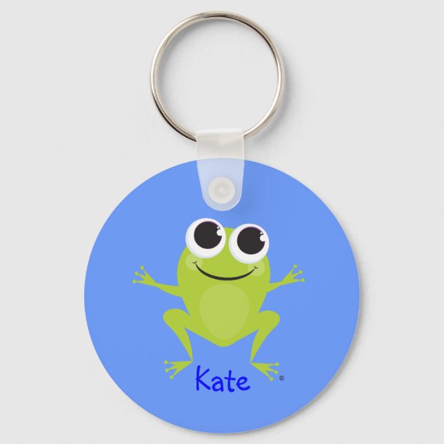 Chaveiro Sapo Cute - Personalizado (Frente)