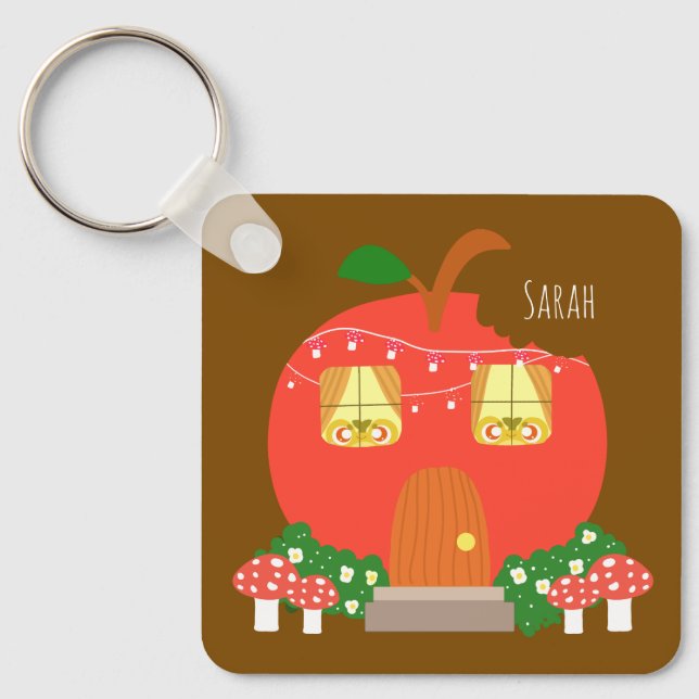 Chaveiro Sapo da Apple Fruta House (Frente)