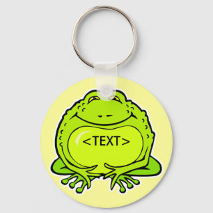 Chaveiro sapo de gordura feliz,<TEXT>