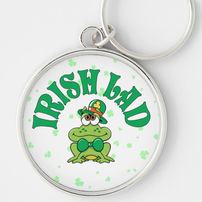 Chaveiro Sapo irlandês do rapaz (Frente)
