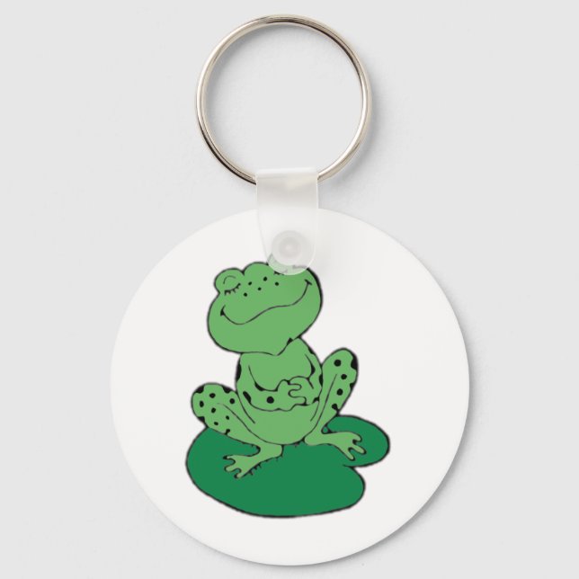 Chaveiro Sapo no Lilypad (Frente)
