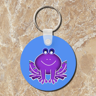 Chaveiro sapo roxo giro