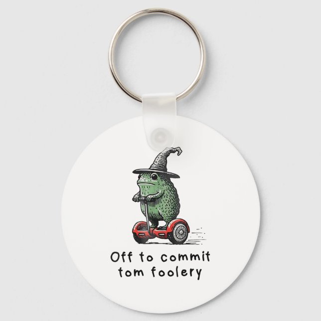 Chaveiro Sapo Whimsical Para Cometer O Tom Foolery Para (Frente)