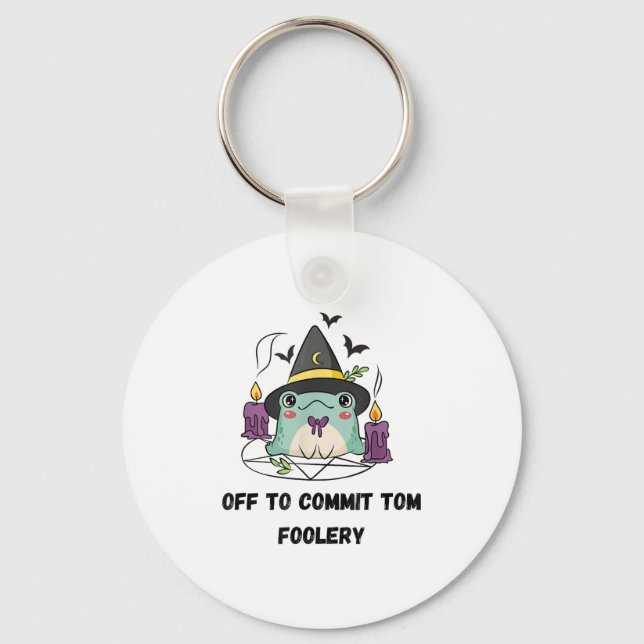 Chaveiro Sapo Whimsical Para Cometer O Tom Foolery Para (Frente)