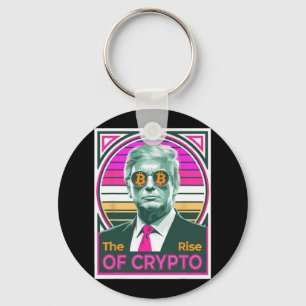 Chaveiro Sarcastic Trump Elevação De Crypto Bitmoney King T