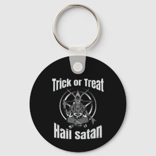 Chaveiro Satã de granizo Pentagram no Halloween