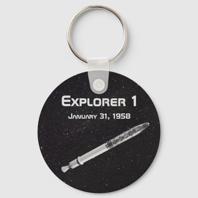 Chaveiro Satélite do Explorer 1 (Frente)