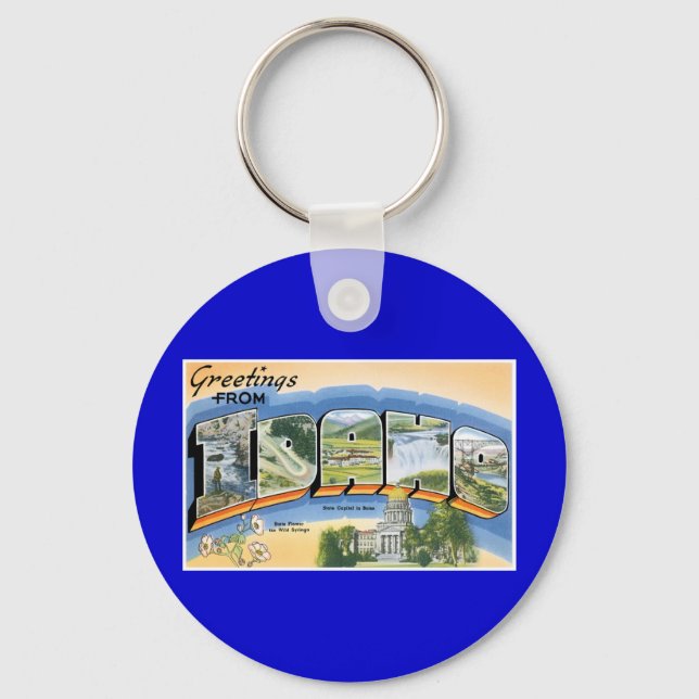 Chaveiro Saudações de Idaho! (Frente)