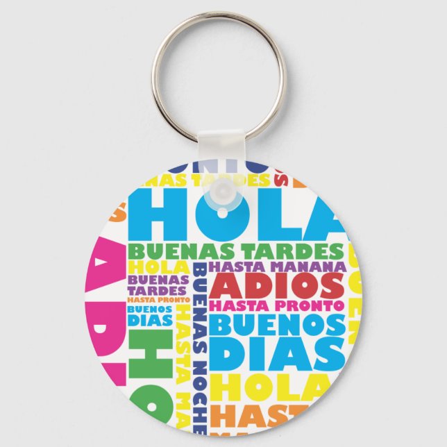 Chaveiro Saudações Espanholas (Frente)