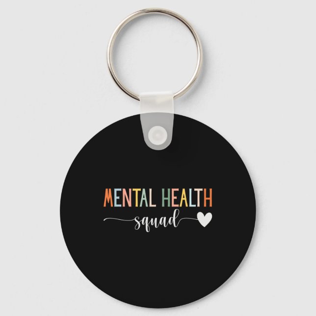 Chaveiro Saúde Esquadrão Cérebro Doença Mental Sensibilizaç (Frente)