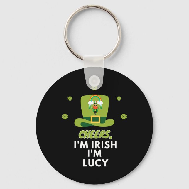 Chaveiro Saúde Eu Sou Irlandês Eu Sou Lucy (Frente)