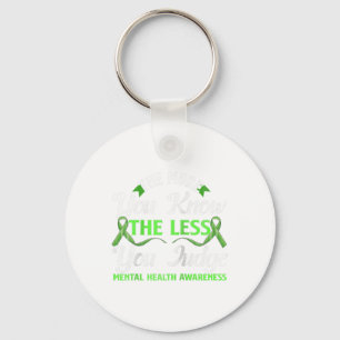 Chaveiro Saúde mental Sensibilização Fita Design Psiquiátri
