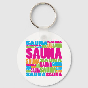 Chaveiro Sauna colorida