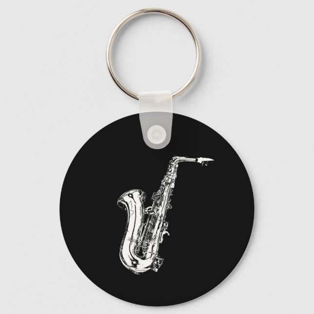 Chaveiro saxofone (Frente)