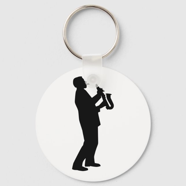 Chaveiro saxofonista (Frente)