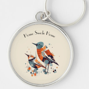 Chaveiro Scandi Aviary Duet, personalizado