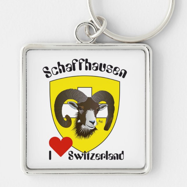 Chaveiro Schaffhausen Schweiz Schlüsselanhänger (Frente)