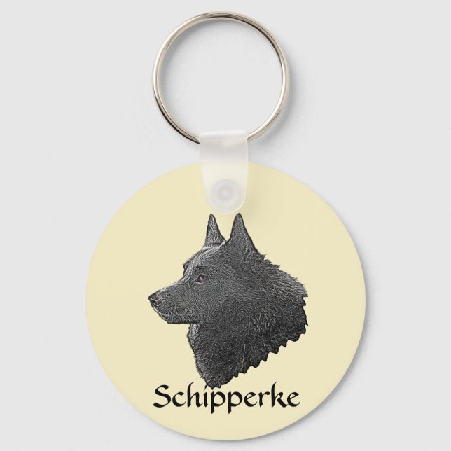 Chaveiro Schipperke (Frente)