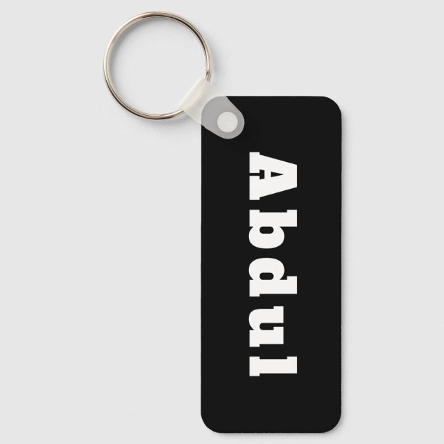 Chaveiro Schlüsselanhänger mit Namen Abdul (Frente)