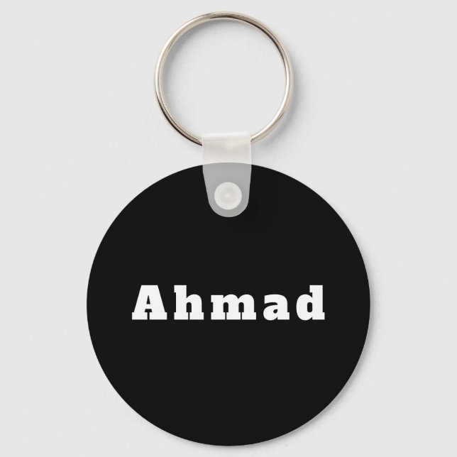 Chaveiro Schlüsselanhänger mit Namen Ahmad (Frente)