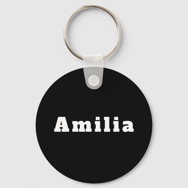 Chaveiro Schlüsselanhänger mit Namen Amilia (Frente)