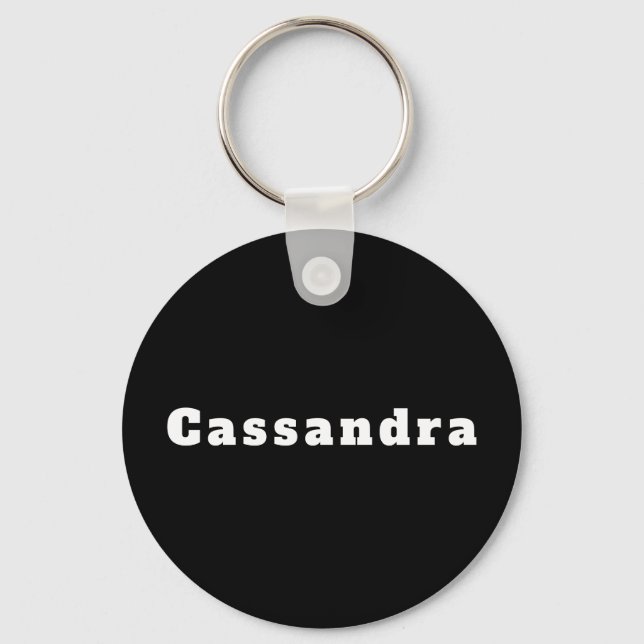 Chaveiro Schlüsselanhänger mit Namen Cassandra (Frente)