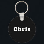 Chaveiro Schlüsselanhänger mit Namen Chris<br><div class="desc">Schlüsselanhänger mit Namen Chris</div>