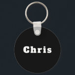 Chaveiro Schlüsselanhänger mit Namen Chris<br><div class="desc">Schlüsselanhänger mit Namen Chris</div>