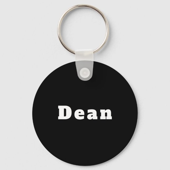 Chaveiro Schlüsselanhänger mit Namen Dean (Frente)