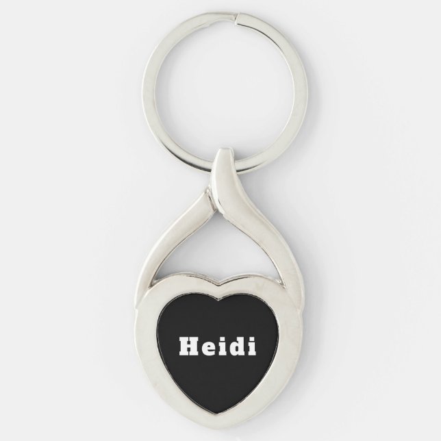 Chaveiro Schlüsselanhänger mit Namen Heidi (Frente)
