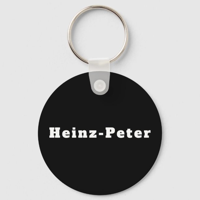 Chaveiro Schlüsselanhänger mit Namen Heinz-Peter (Frente)