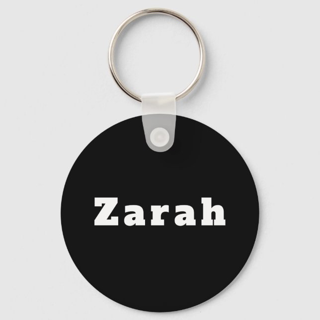 Chaveiro Schlüsselanhänger mit Namen Zarah (Frente)