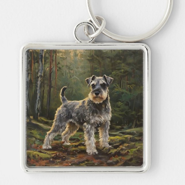 Chaveiro Schnauzer  (Frente)