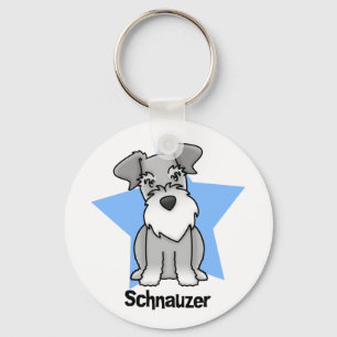 Chaveiro Schnauzer da estrela de Kawaii