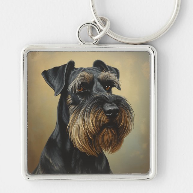 Chaveiro Schnauzer Gigante (Frente)