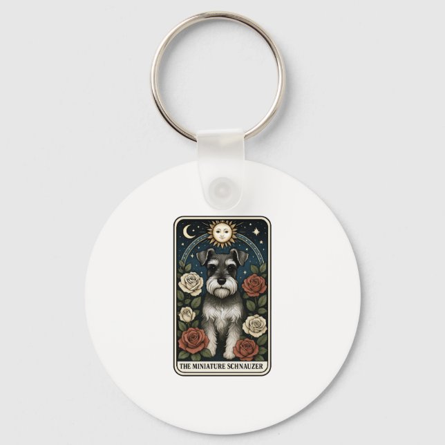 Chaveiro Schnauzer Miniatura (Frente)